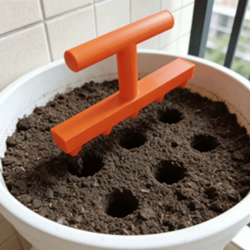 Gardening Tools Gifts - เครื่องเจาะหลุมเพาะเมล็ดแบบแม่นยำสำหรับทำสวนในบ้าน เครื่องเจาะหลุมปลูกผักและดอกไม้ เครื่องมือปลูกต้นกล้าสำหรับระเบียงบ้าน ของขวัญสำหรับคนรักการปลูกต้นไม้