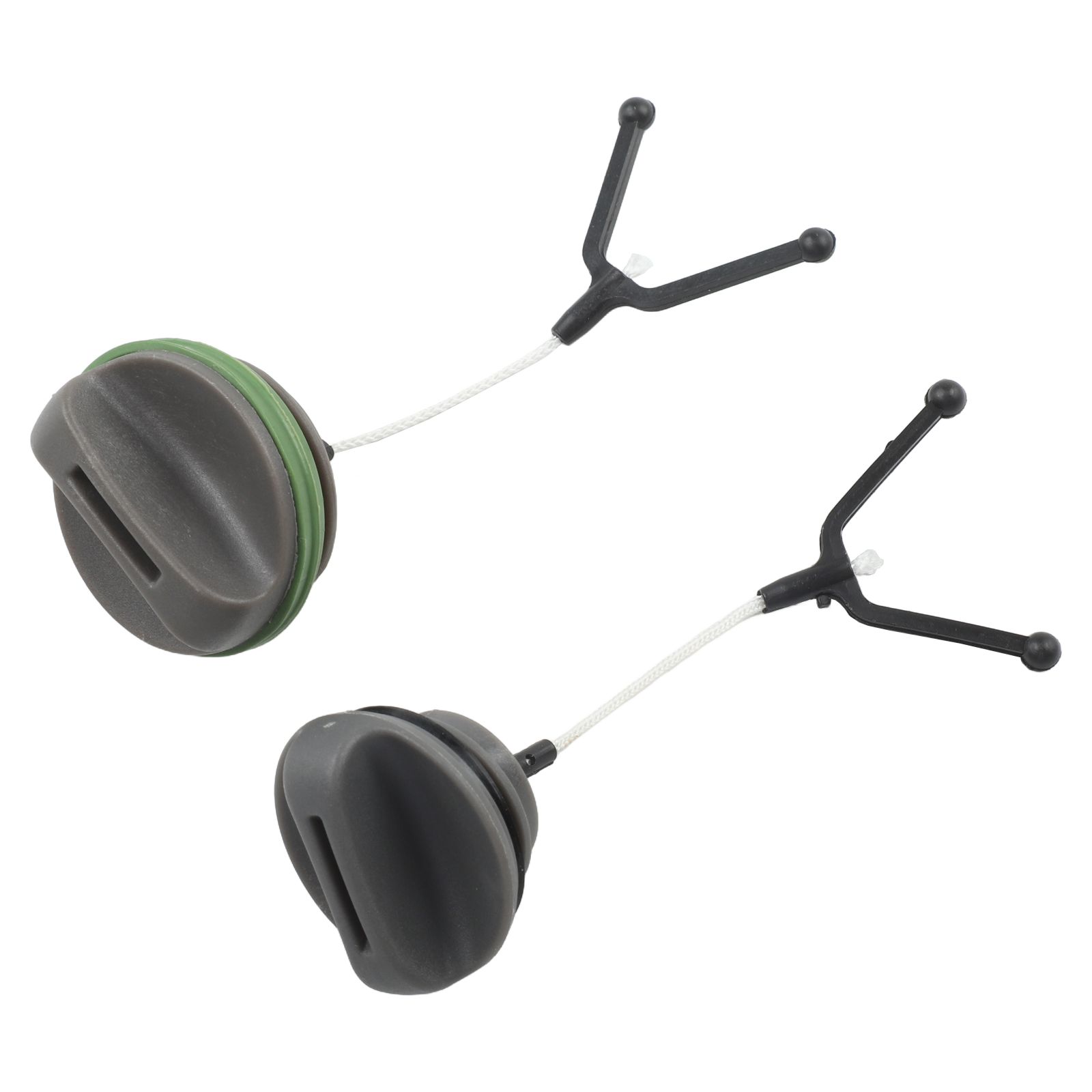 Gardening Tools Quality - ฝาปิดถังน้ำมันเชื้อเพลิงแบบพกพาคุณภาพสูงสีดำชุดเปลี่ยน 2 ชิ้น 350 345 340