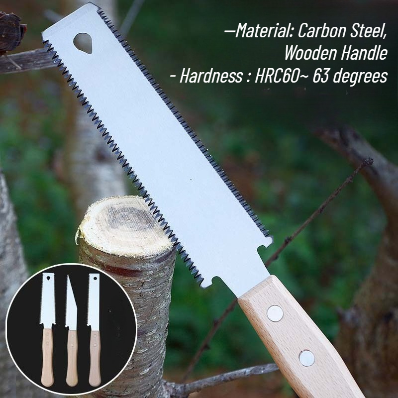 Gardening Hand Tools Japanese - เลื่อยมือสไตล์ญี่ปุ่น ใบเลื่อยละเอียดแบบด้านเดียว/สองด้าน เหล็ก SK5 เลื่อยมือแบบยืดหยุ่น เครื่องมือทำสวนสำหรับงานไม้