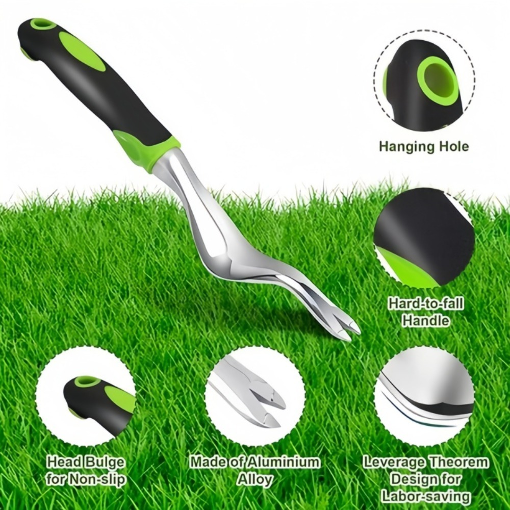 Gardening Tools Used - เครื่องมือกำจัดวัชพืชแบบมือถือพร้อมด้ามจับตามหลักสรีรศาสตร์ สำหรับเครื่องขุดกำจัดวัชพืช ใช้ในสวนและพื้นที่เพาะปลูก อุปกรณ์กำจัดวัชพืช