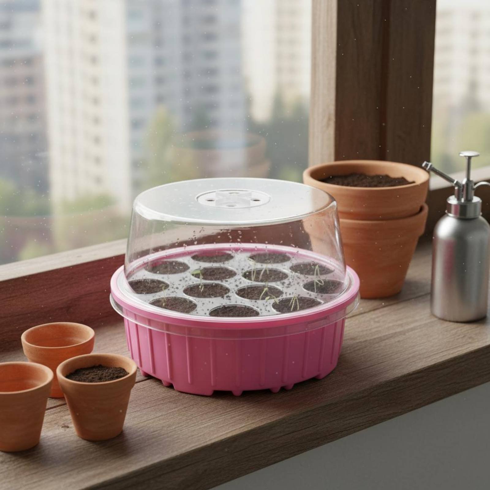 ถาดเพาะเมล็ด 3 ชิ้น 13 หลุม ถา - Propagation Tray Dome บทวิจารณ์และราคา