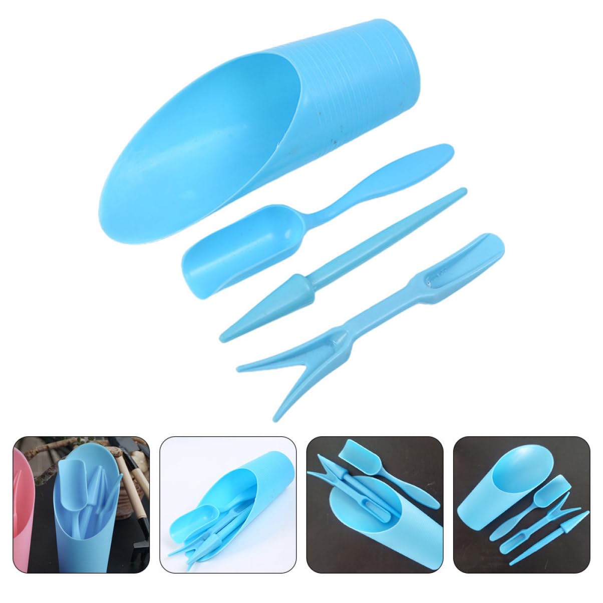4 ชิ้น/เซ็ต,พลาสติกทนทานถังพลั - Gardening Tools Gifts บทวิจารณ์และราคา