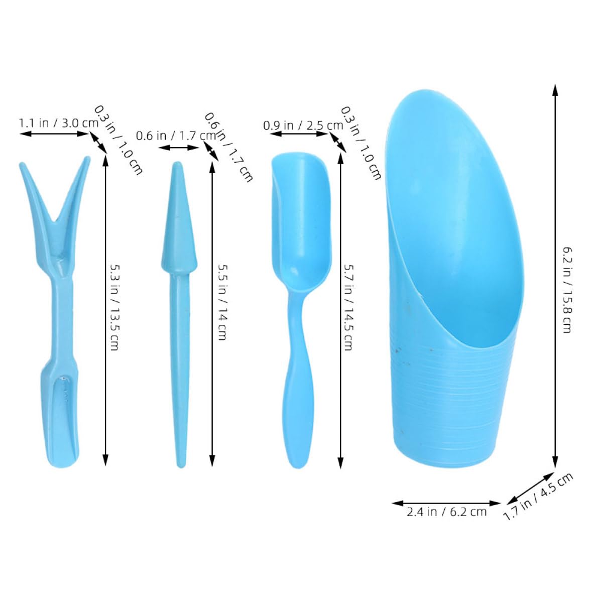 4 ชิ้น/เซ็ต,พลาสติกทนทานถังพลั - Gardening Tools Gifts บทวิจารณ์และราคา