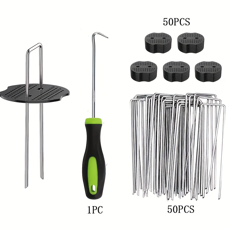 101pcs Garden Stakes ชุด-U-รูป - Gardening Tools For Weeds บทวิจารณ์และราคา