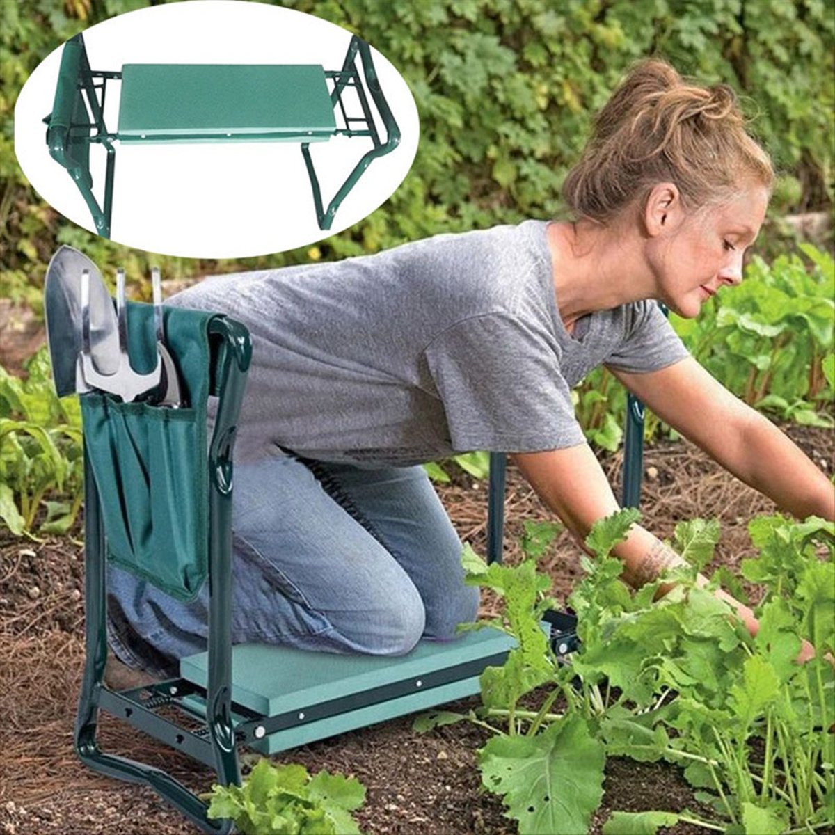 B23BBG เก้าอี้นั่งพับได้ 2 in  - Gardening Tools For Seniors บทวิจารณ์และราคา