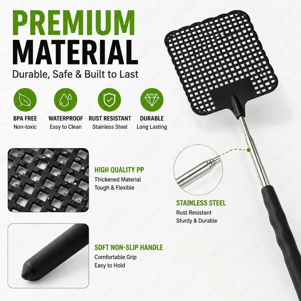 ไม้ตีแมลงวันสีดำ 1/2/5 ชิ้น แบ - Gardening Tools Uses บทวิจารณ์และราคา