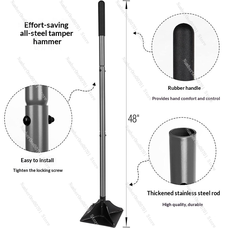 เครื่องบดอัดดินแบบถอดประกอบได้ - Gardening Tools Uses บทวิจารณ์และราคา