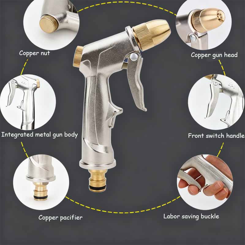 ปืนฉีดน้ำแรงดันสูงแบบพกพาใช้เป - Gardening Tools Used บทวิจารณ์และราคา