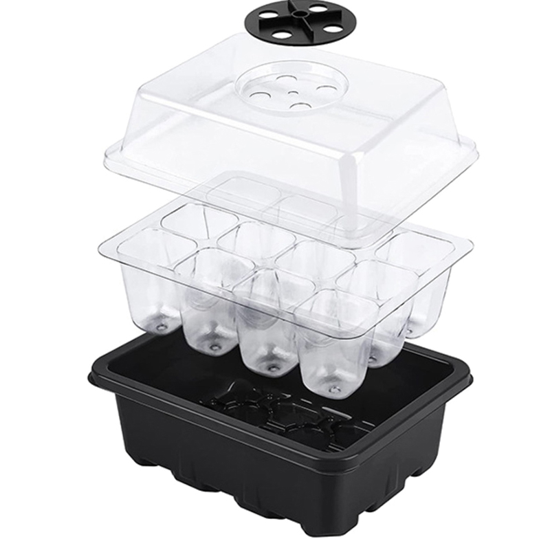 6/12 หลุม Seed Starter ถาดความ - Propagation Tray Dome บทวิจารณ์และราคา
