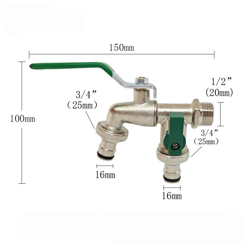 ก๊อกน้ำขนาด 1 2 นิ้ว 3 4 นิ้ว  - Gardening Tools Uses บทวิจารณ์และราคา
