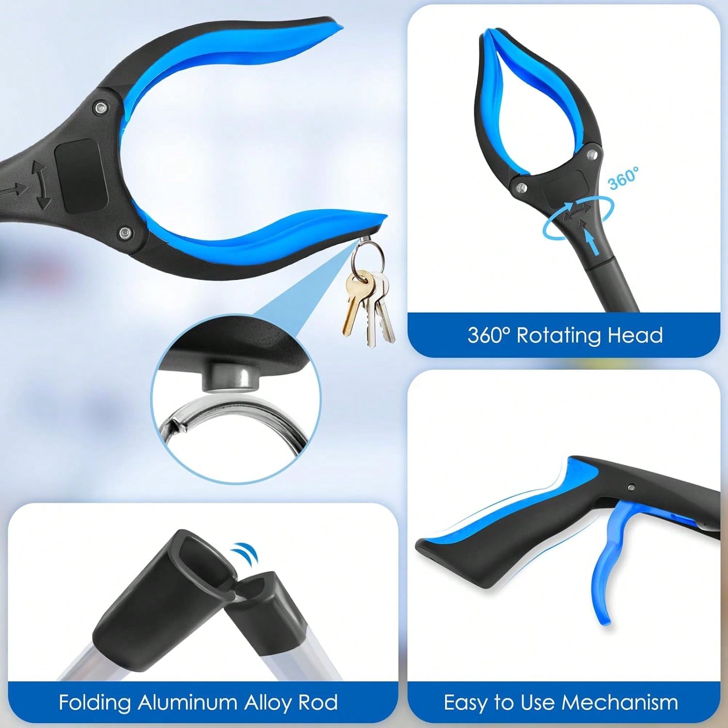 เครื่องมือจับสิ่งของแบบพับได้  - Gardening Tools For Seniors บทวิจารณ์และราคา